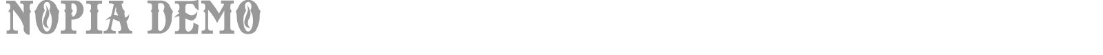 Nopia font preview